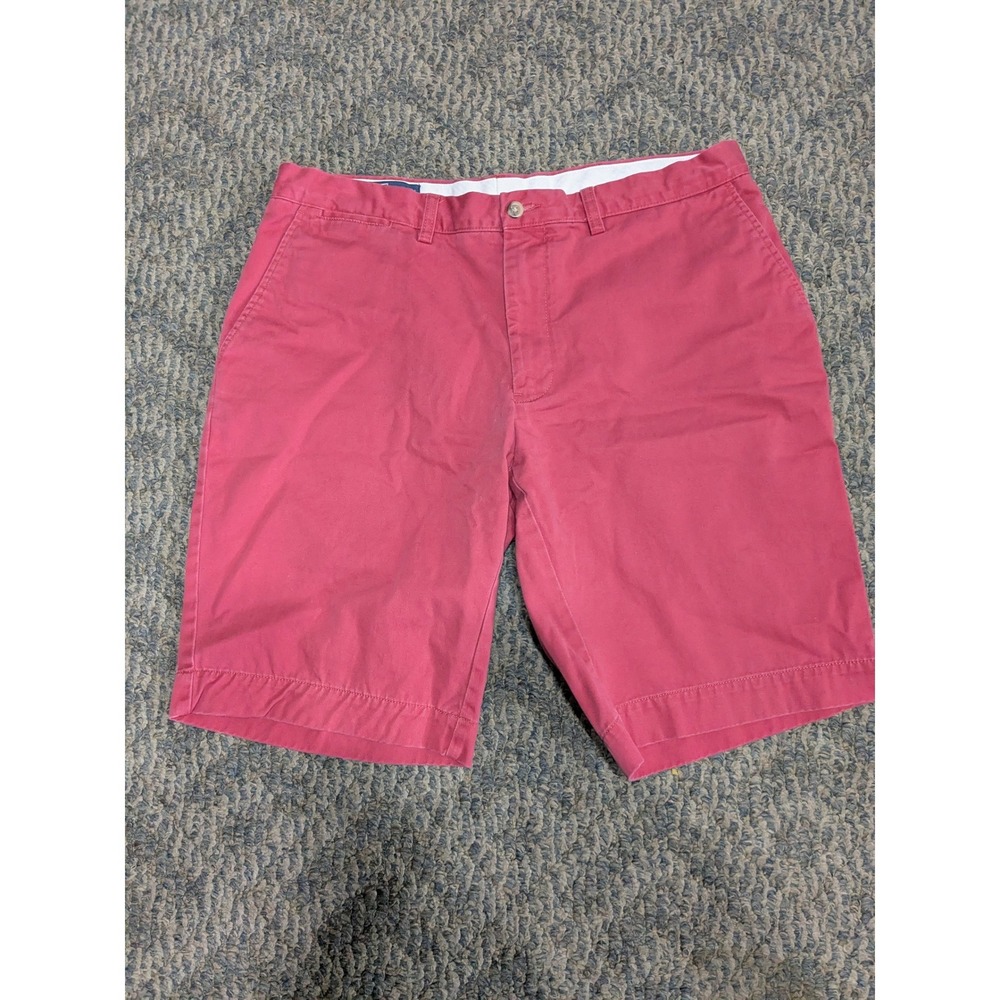 Polo Ralph Lauren Mens Salmon Pink Chino Shorts Cotton 35 Classic Fit Coral